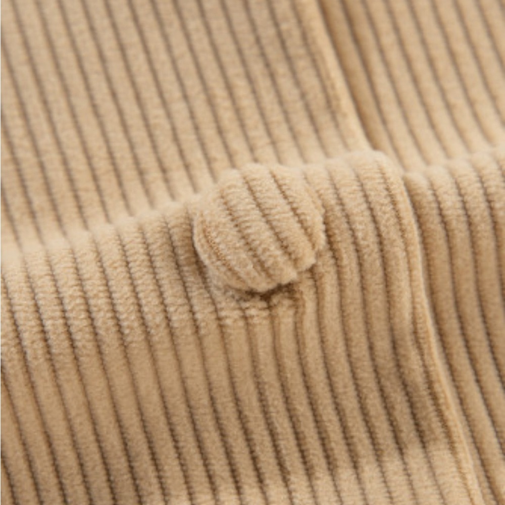 Jolie - ruffle pocket button up shacket - Picture 9 of 13